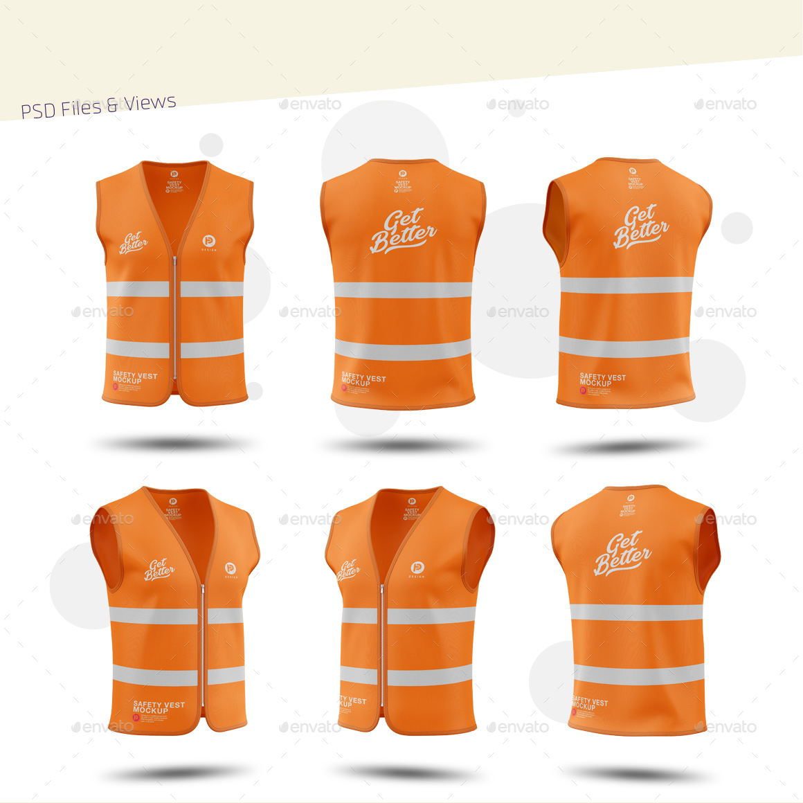 Safety Vest Mockup, Graphics GraphicRiver